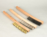 wire scratch brush curved handle